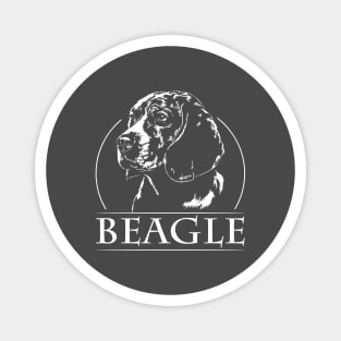 Funny Beagle dog lover portrait Magnet